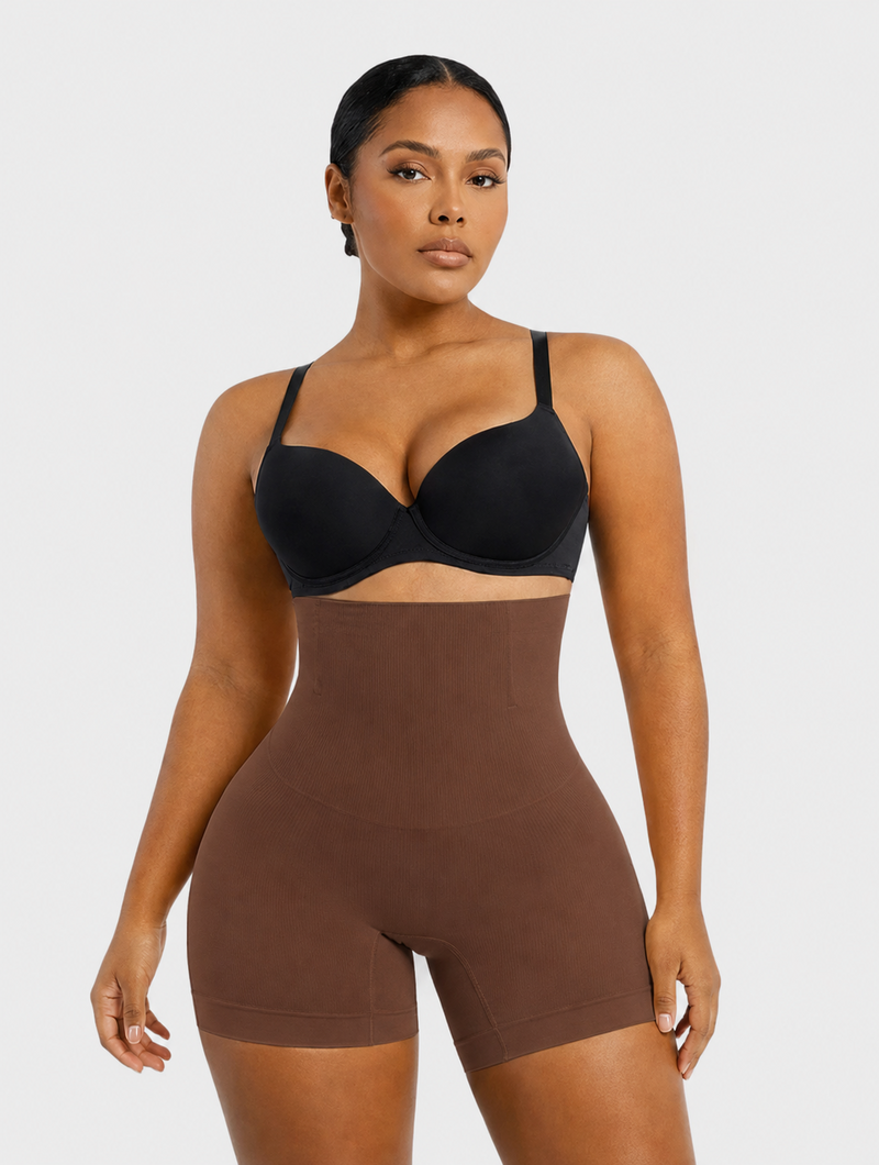 High-Waist Shaping Shorts