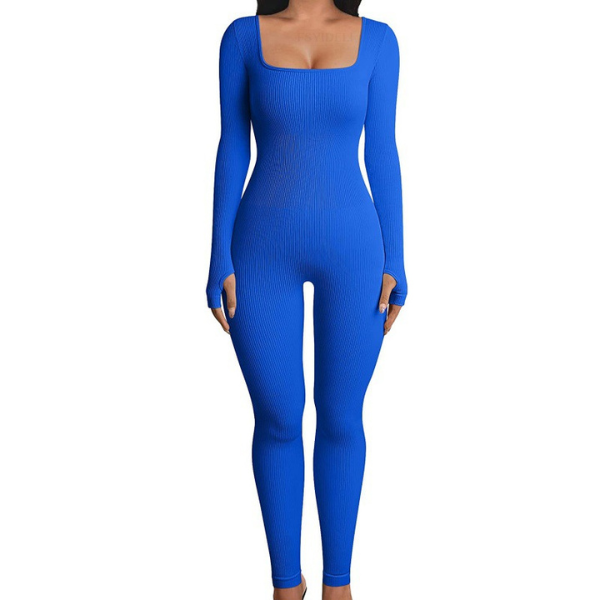 Long Sleeve Sport Jumpsuits