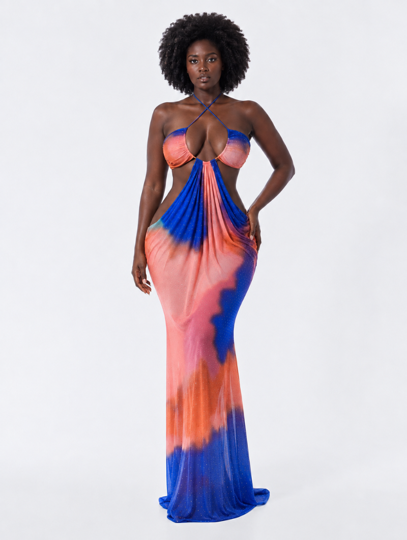 Sunset Glow Maxi Dress