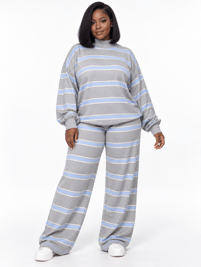 Retro Stripe Pant Set