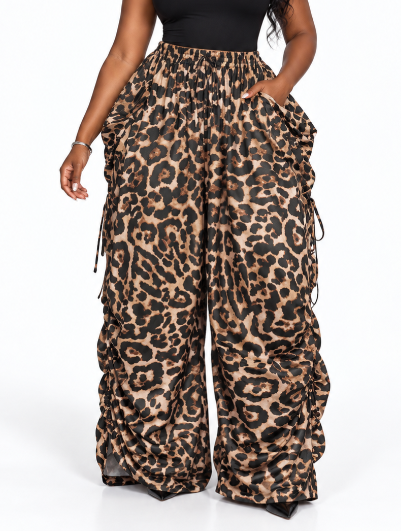 Ruched Pocket Balloon Pants