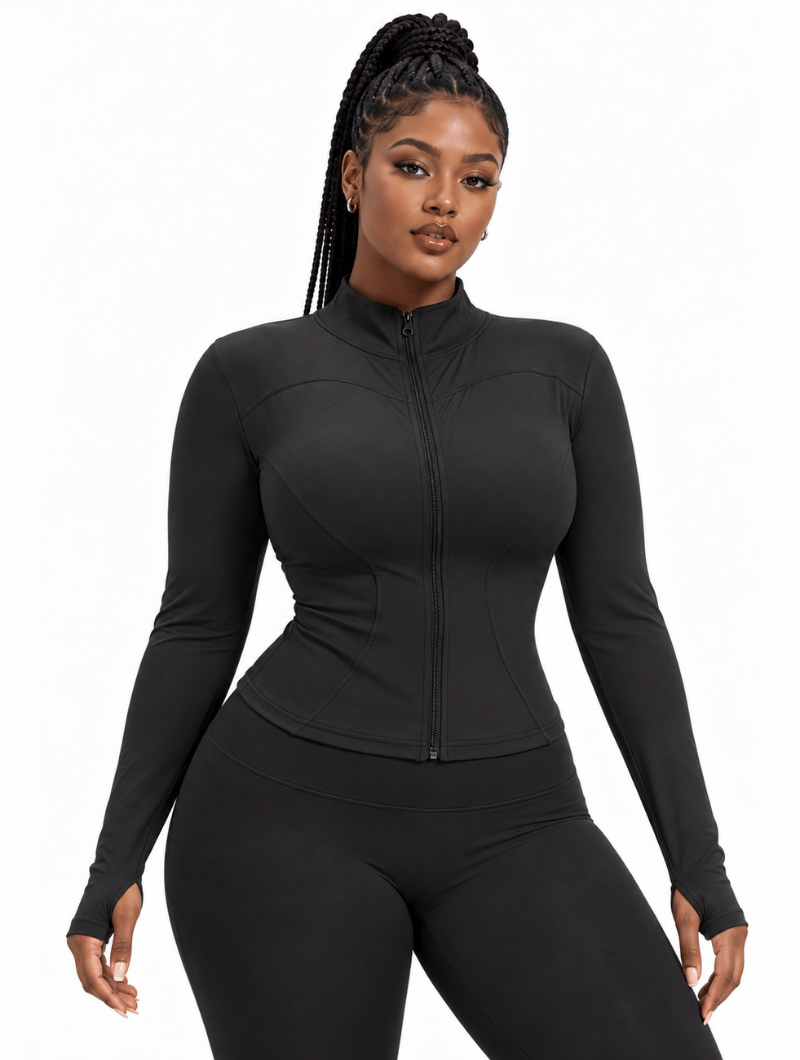 Hourglass Contour Zip Jacket