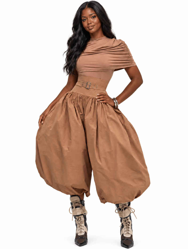 Corset Balloon Leg Jumpsuit