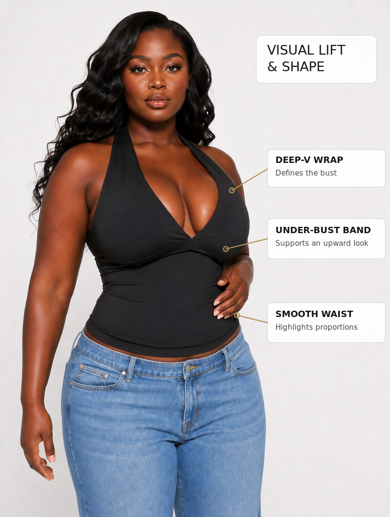Sculpt Deep V Halter
