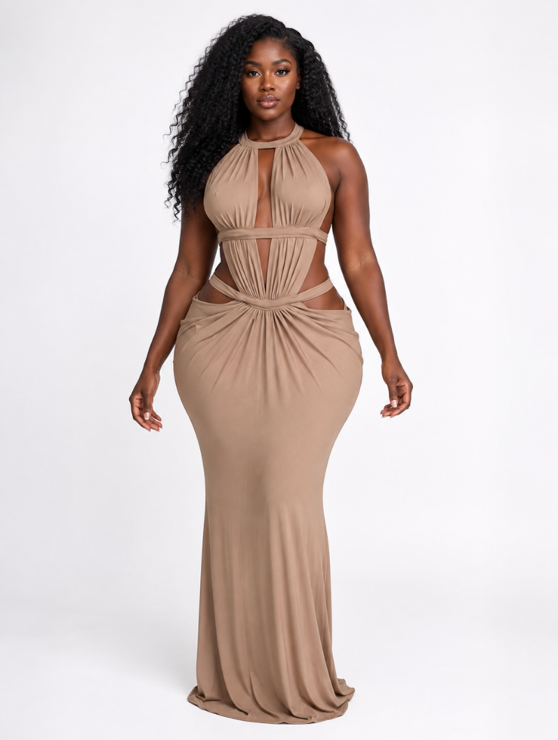 Strappy Cutout Maxi Dress