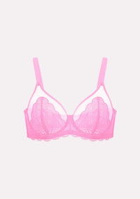 Mermaid Scales Lace Unlined Bra