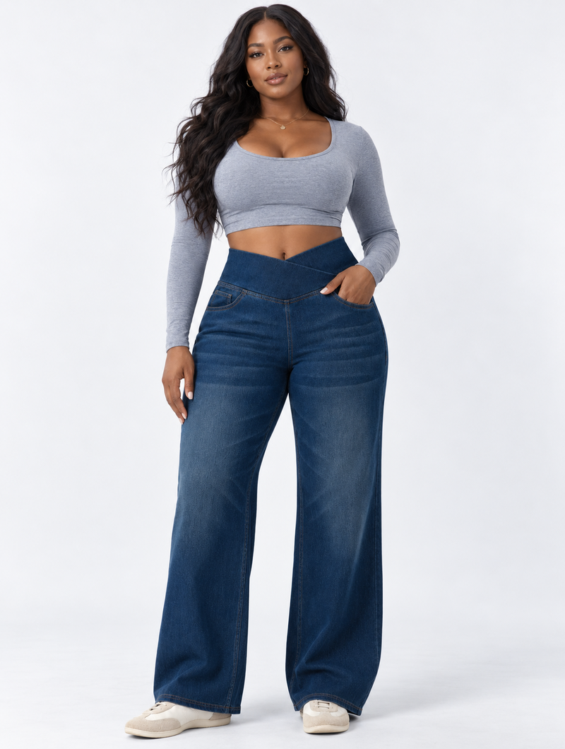 Crossover High Rise Jeans