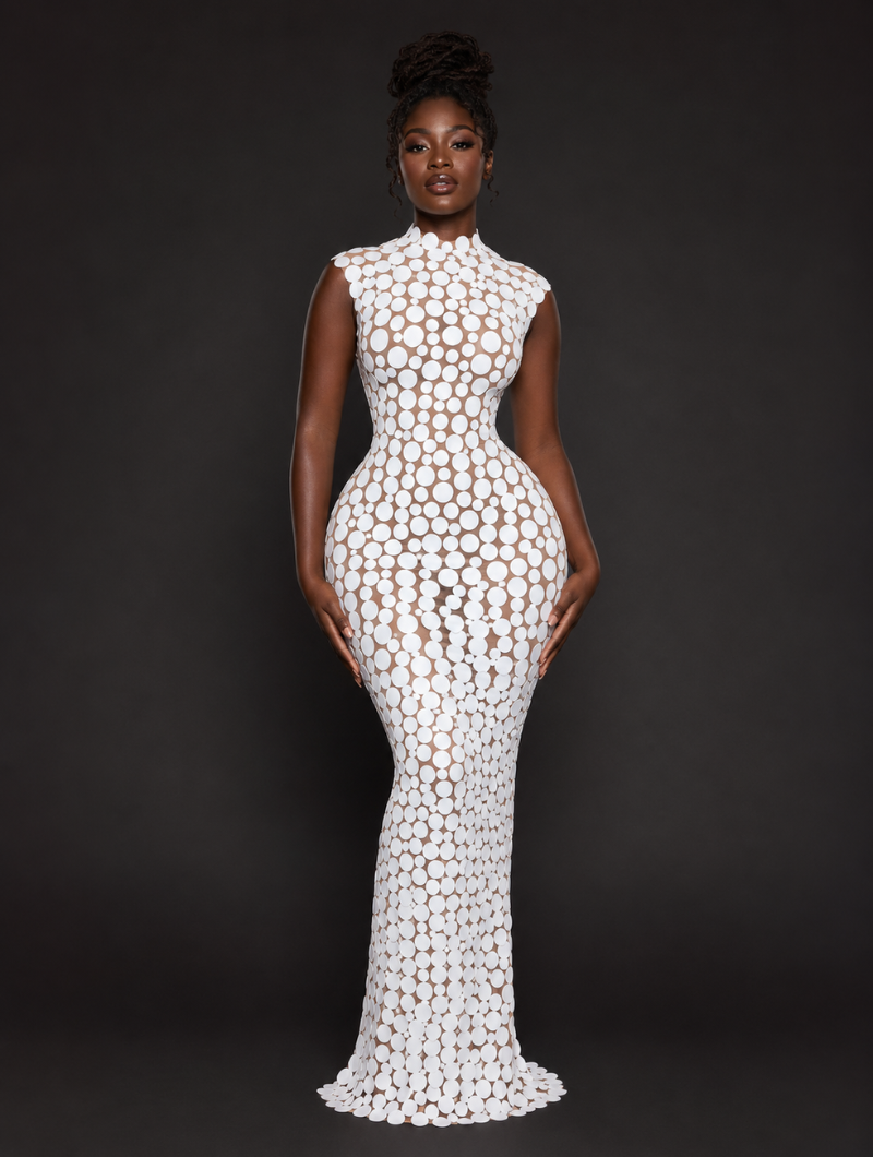 White Circle Maxi