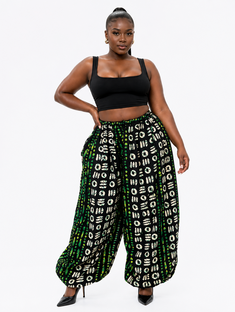 Boho Chic Lantern Pants