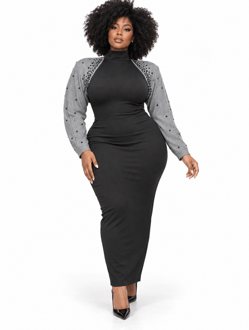 Starlight Beaded Maxi Dress (Pre-Order)