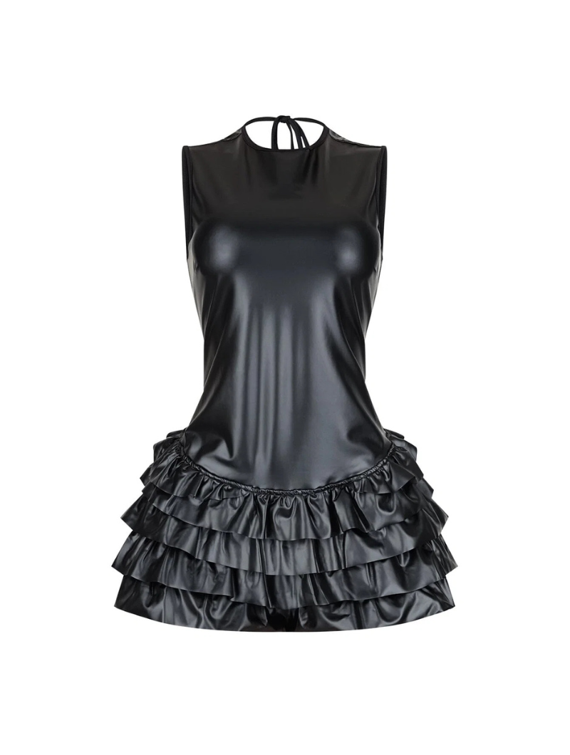 Lace-Up Leather Mini (Pre-order)