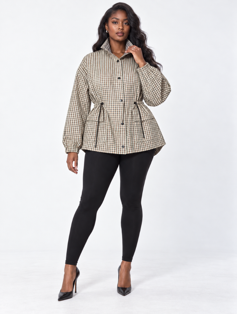 Check Cinch Utility Jacket