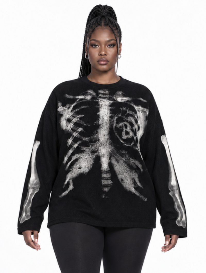 X-Ray Bone Pullover