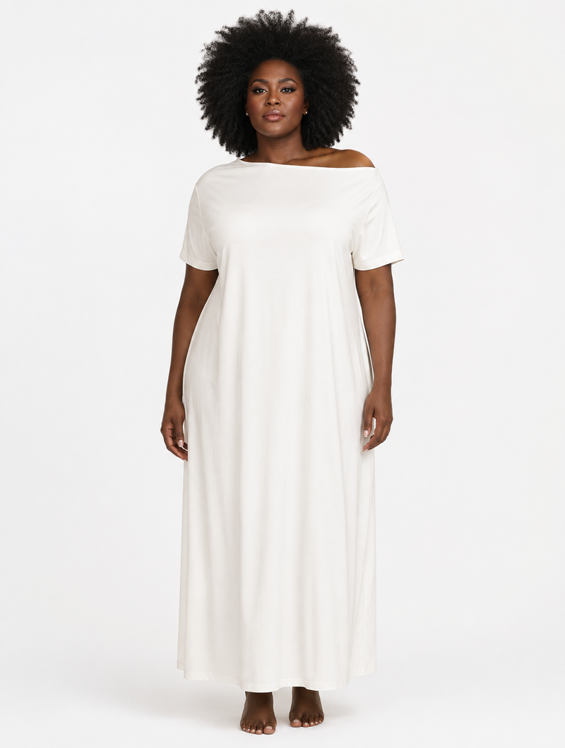 Off Shoulder Maxi Dress