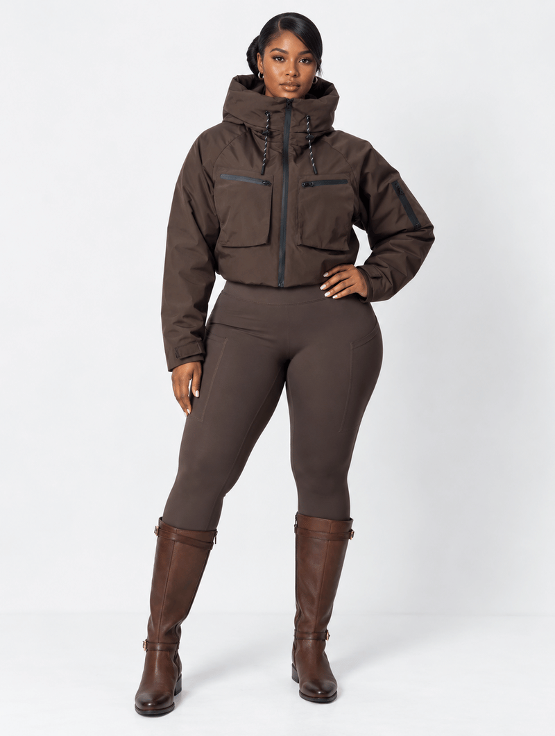 Cargo Pocket Cropped Jacket