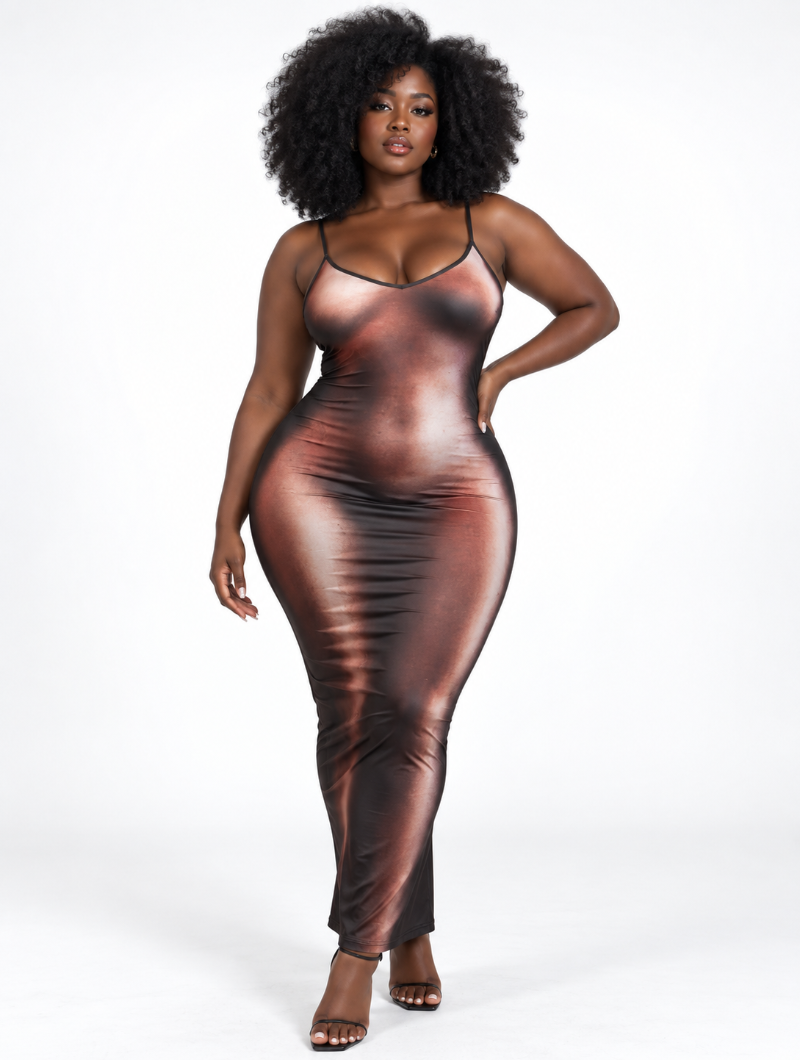Heat Glow Maxi Dress