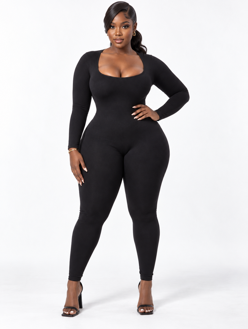 Bare Back Sculpt Jumpsuit