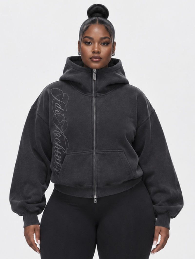 Vintage Raw Zip Jacket