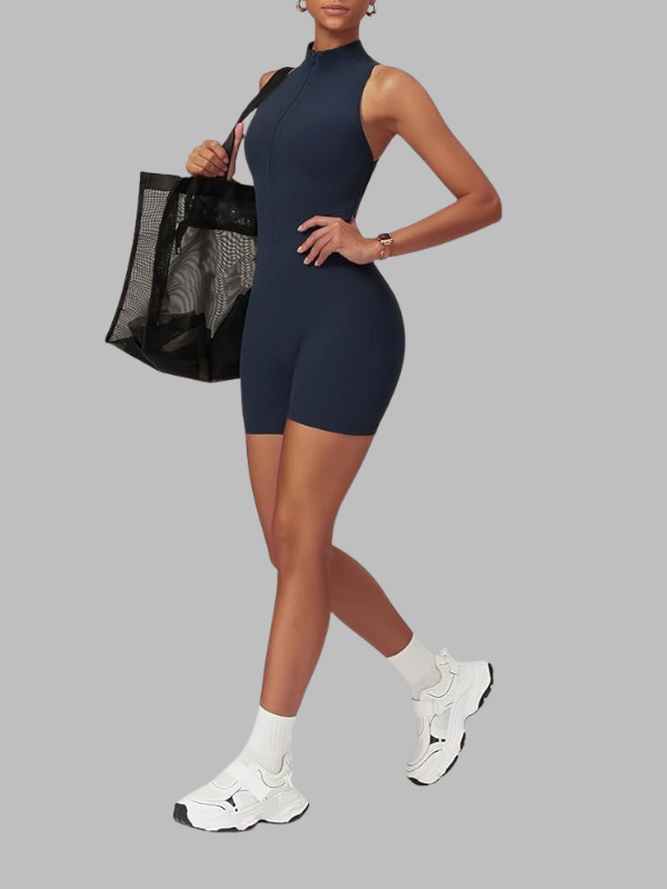 Backless Fitness Jumpsuit