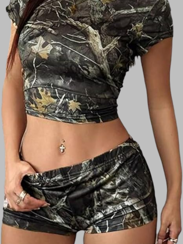 Breathable Print Matching Set
