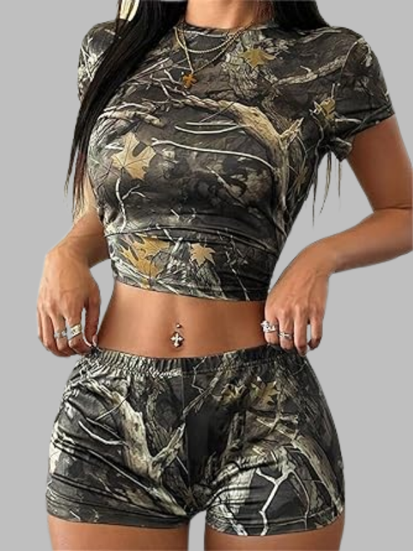 Breathable Print Matching Set