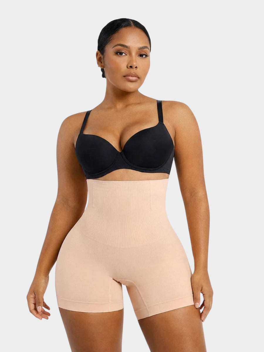 High-Waist Shaping Shorts