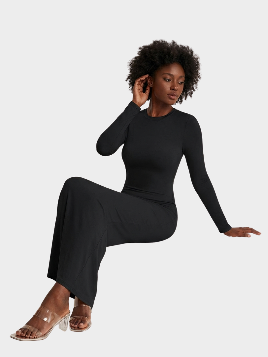 High-Stretch Sculpt Maxi Dress