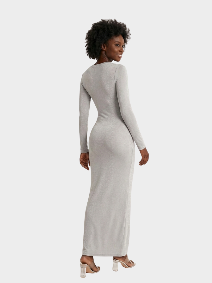 High-Stretch Sculpt Maxi Dress