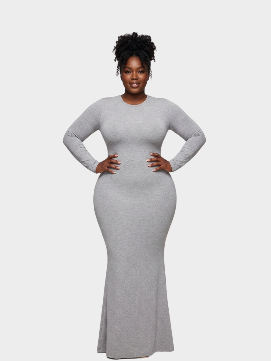 High-Stretch Sculpt Maxi Dress