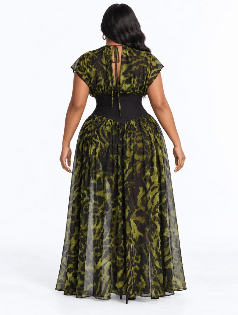 Untamed Elegance Maxi Gown