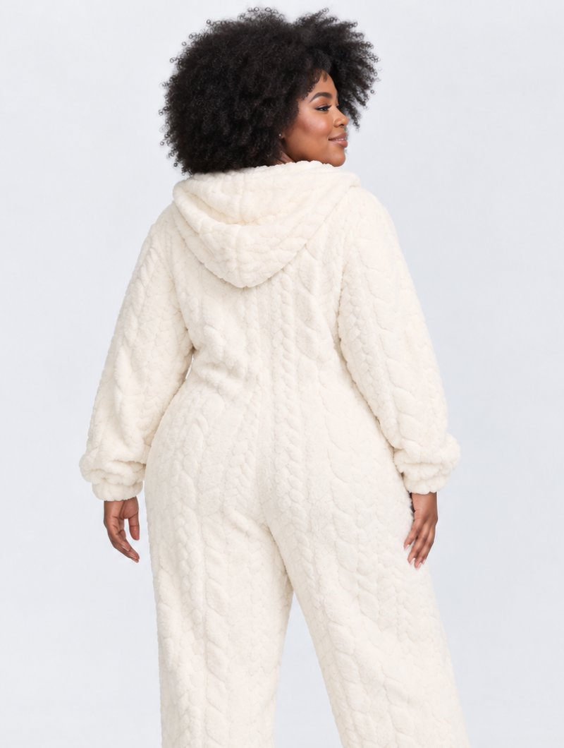 Cloud Cable Plush Onesie