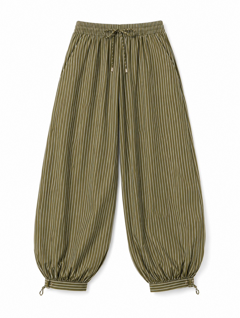 Striped Bubble Pant Set