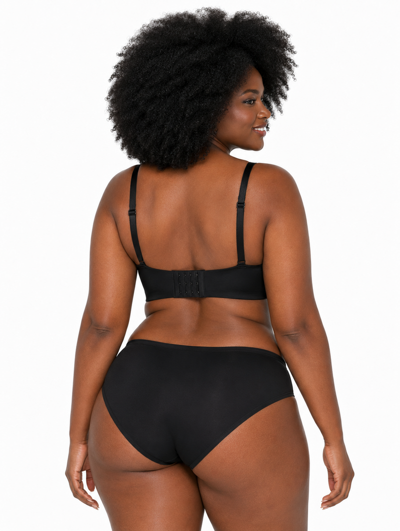 Lace-Up Push-Up Bra
