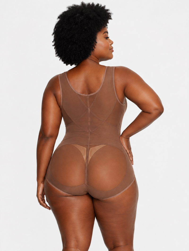 Open Bust Shaper Bodysuit
