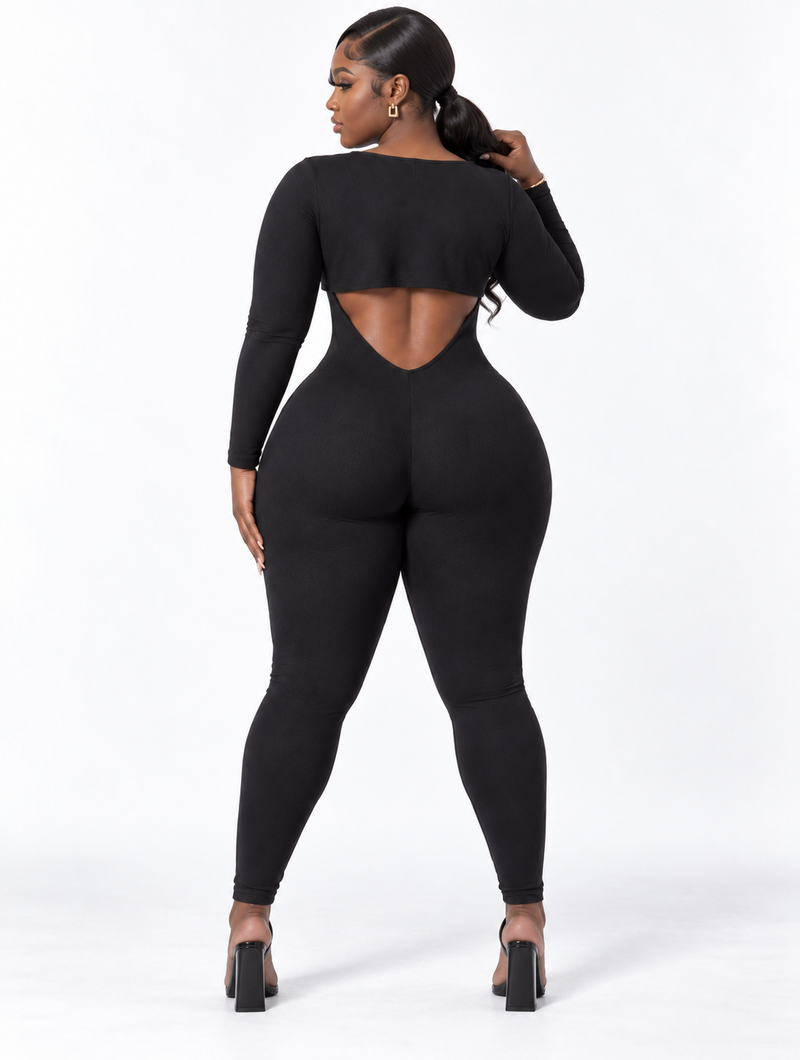 Bare Back Sculpt Jumpsuit