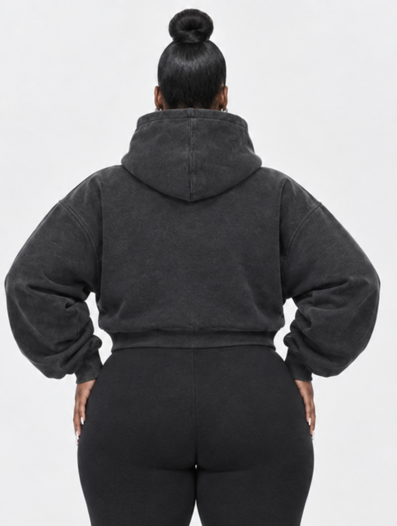 Vintage Raw Zip Jacket