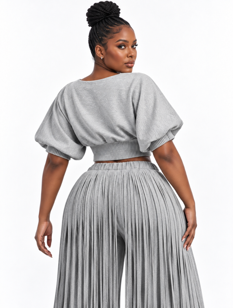 Hourglass Fringe Sweat Set
