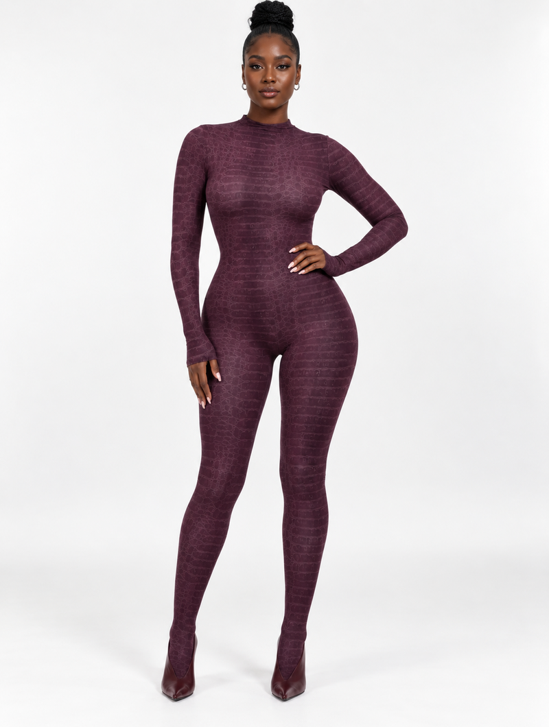 Cobra Contour Footed Jumpsuit
