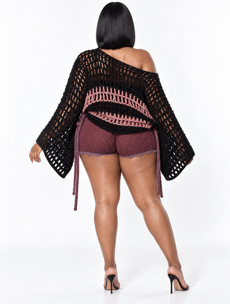 Bell Sleeve Crochet Set
