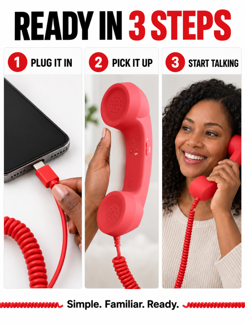 Comfort Grip Phone Handset