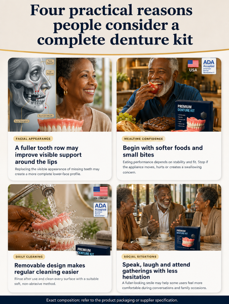 Natural Comfort Denture Kit