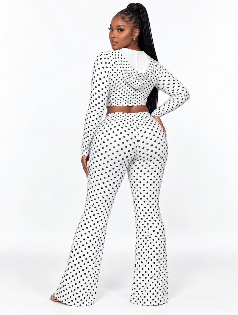 Retro Polka Flare Set