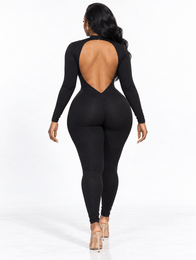 Grommet Cutout Catsuit
