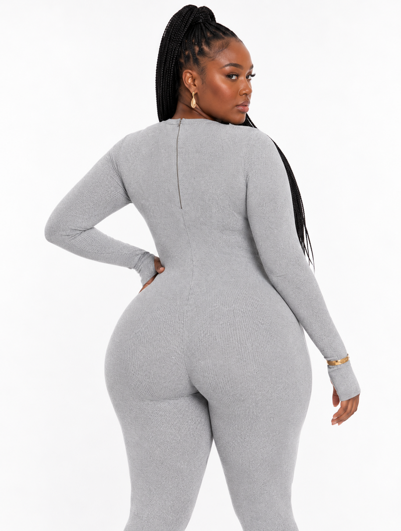 Second Skin Ribbed Jumpsuit