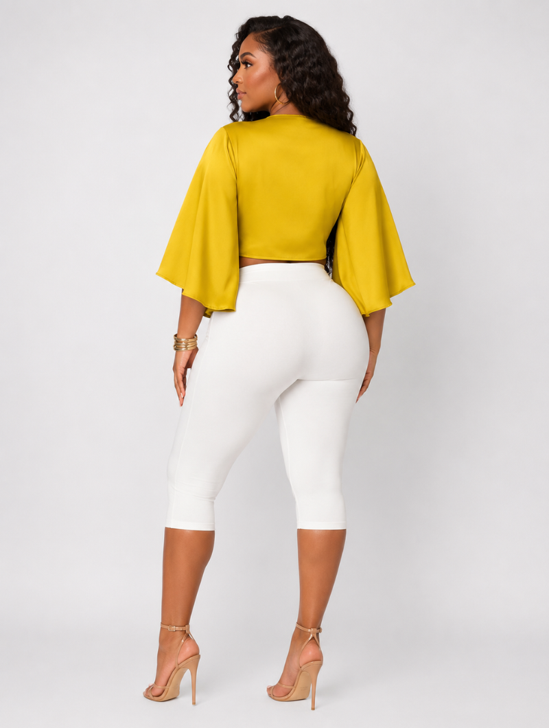 Bell Sleeve Capri Set