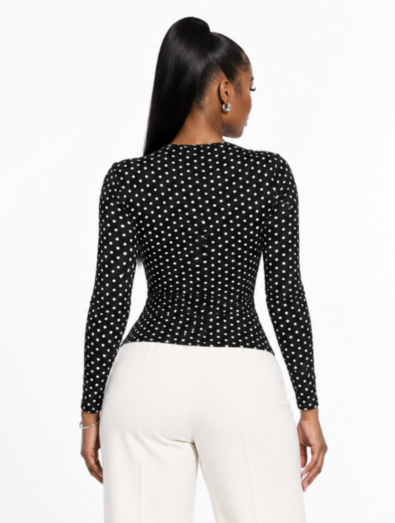 Retro Slash Dot Top