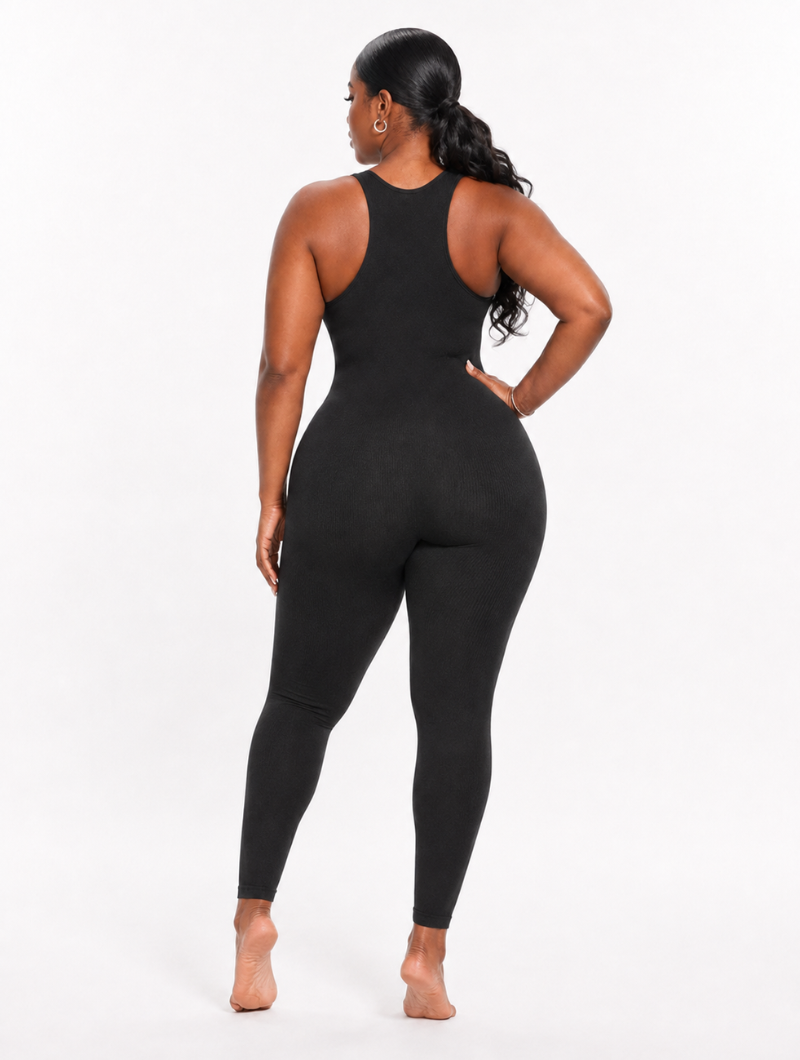 Sculpt Plunge Jumpsuit