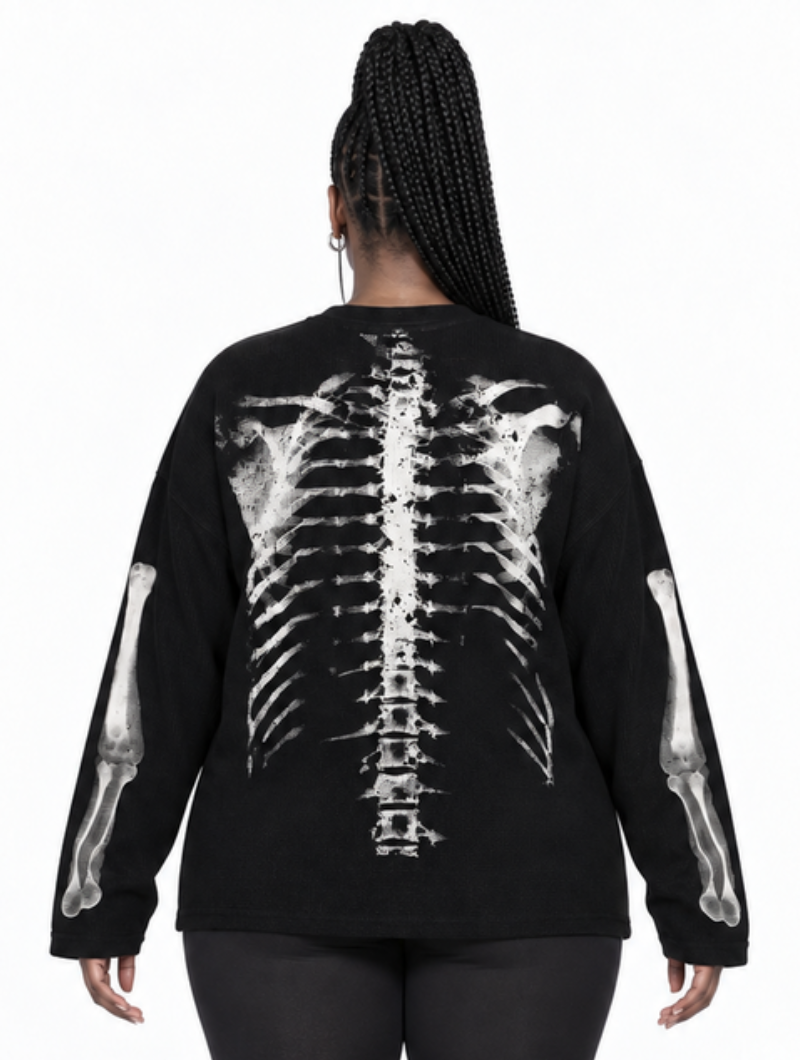X-Ray Bone Pullover