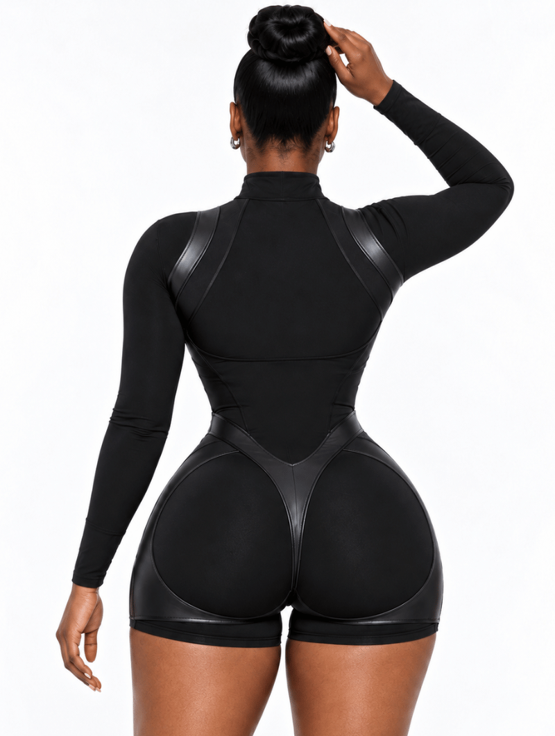 Hourglass Sculpt Zip Romper