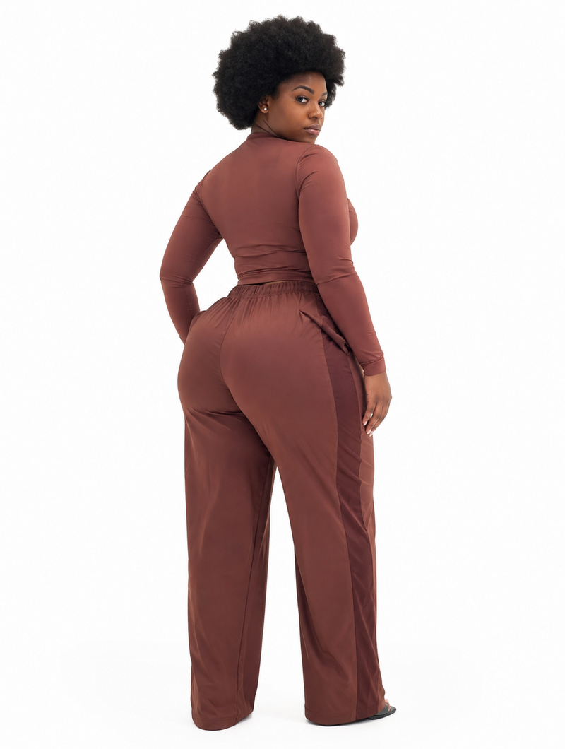 Wide Leg Lounge Set